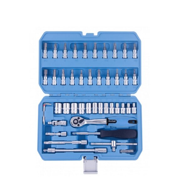 BlueSpot 46 Pce 1/4″ Drive Socket Set