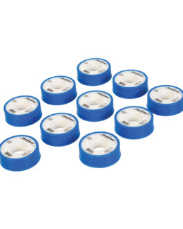 Silverline White PTFE Thread Seal Tape 10pk 12mm x 12m