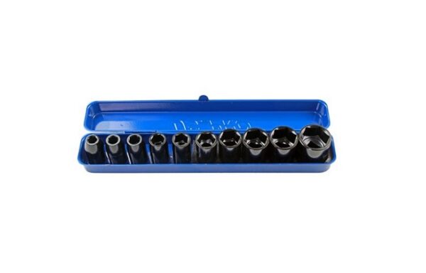 US Pro 10 Pce 1/2″ Shallow Metric Impact Socket Set