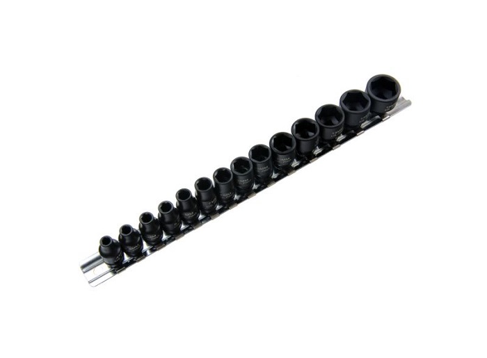 US Pro 14 Pc 1/4" Dr 6 PT Shallow Sockets