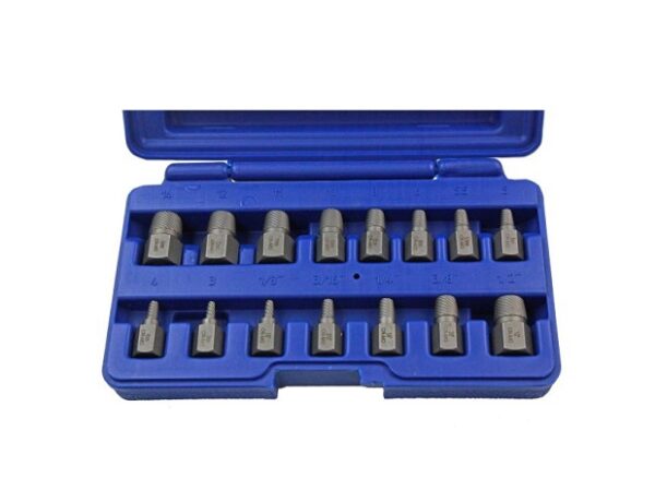 US Pro 15 Pc Heavy Duty Screw & Stud extractor set